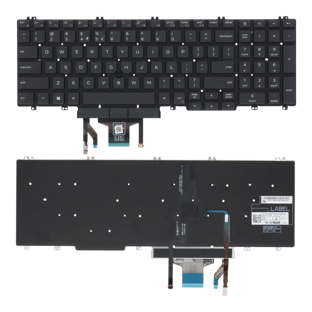 Dell Laptop Toetsenbord Qwerty US + Backlit (M25NK)