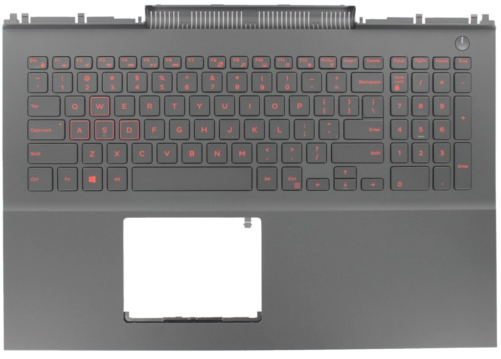 Dell Laptop Toetsenbord Qwerty US + Top Cover - Zwart (0KN55)