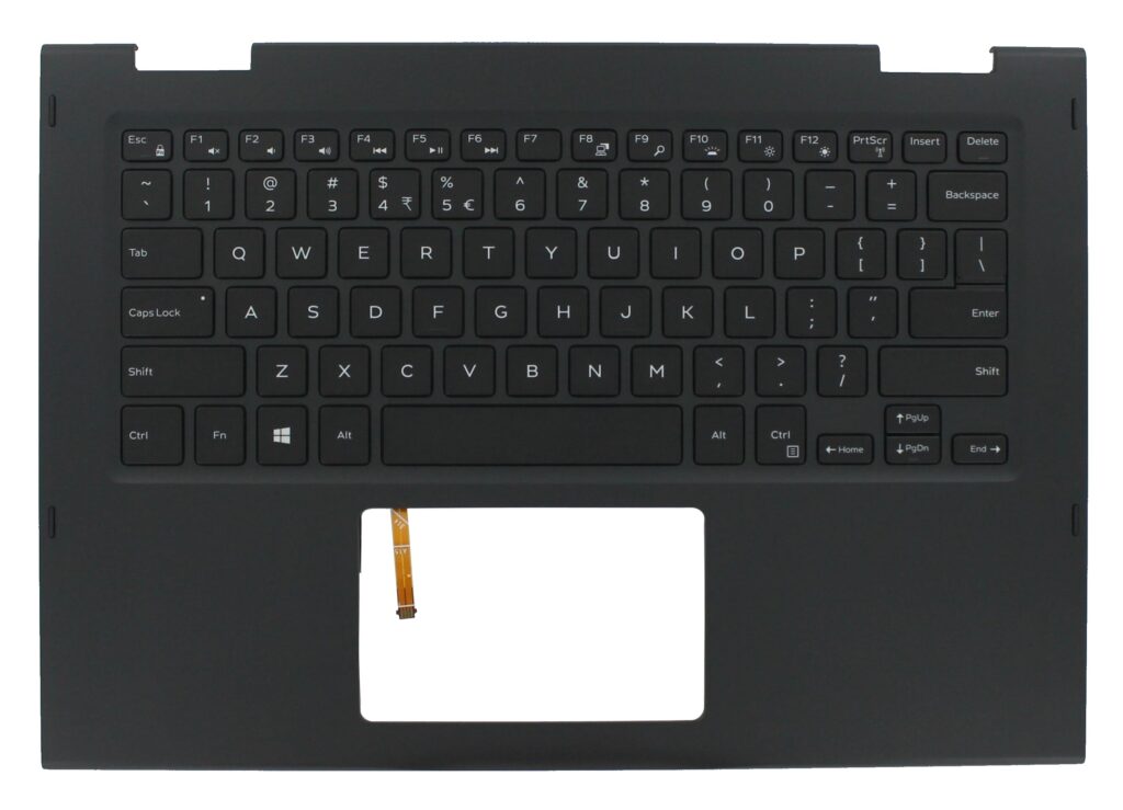 Dell Laptop Toetsenbord Qwerty US + Top Cover - Zwart (77N8H)