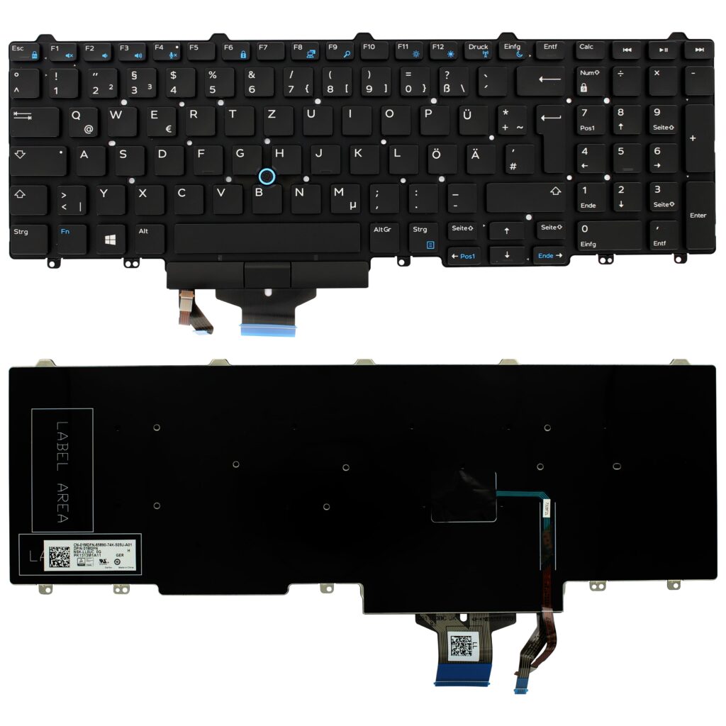 Dell Laptop Toetsenbord Qwertz DE (1MDFN)