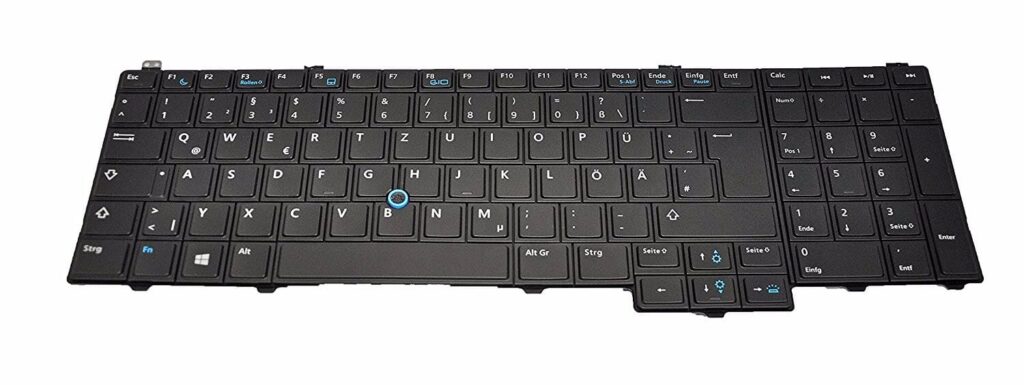 Dell Laptop Toetsenbord Qwertz DE (PWVXP)