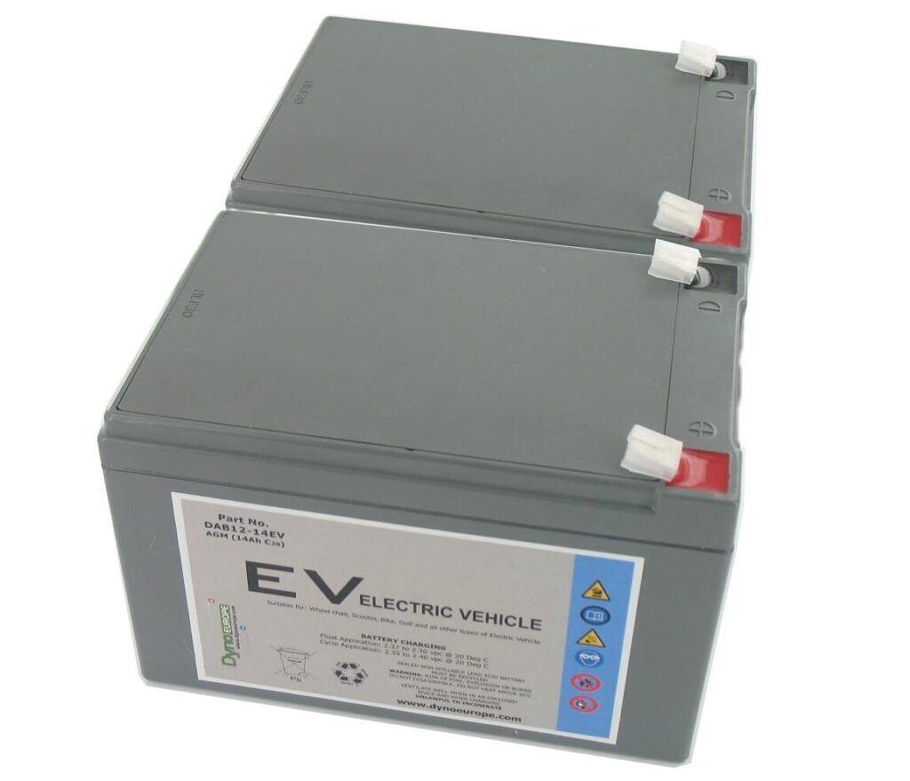 Dyno AGM Accu 12V 16.4Ah Vervangingsset (Excl. Kabels) (DAB12-14EV-2)