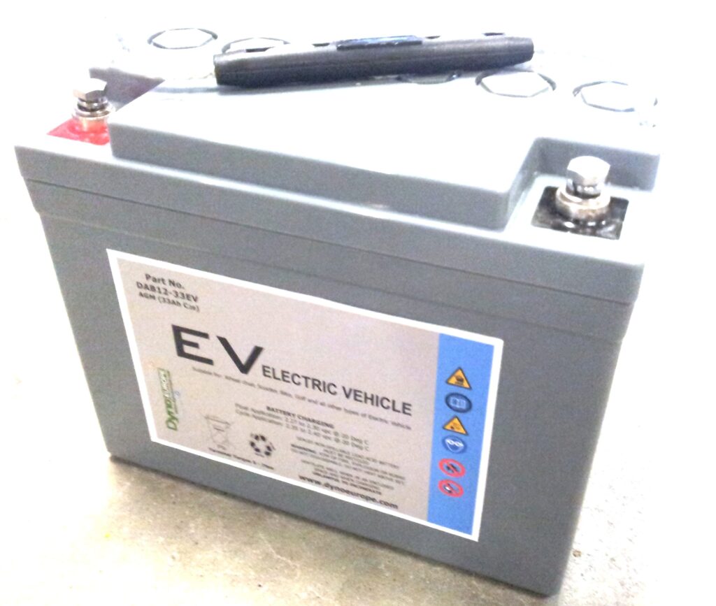 Dyno AGM Accu 12V 34Ah Vervangingsset (Excl. Kabels) (DAB12-33EV-2)