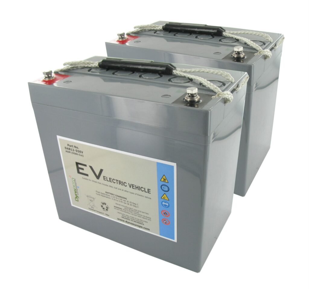 Dyno AGM Accu 12V 59.2Ah Vervangingsset (Excl. Kabels) (DAB12-55EV-2)