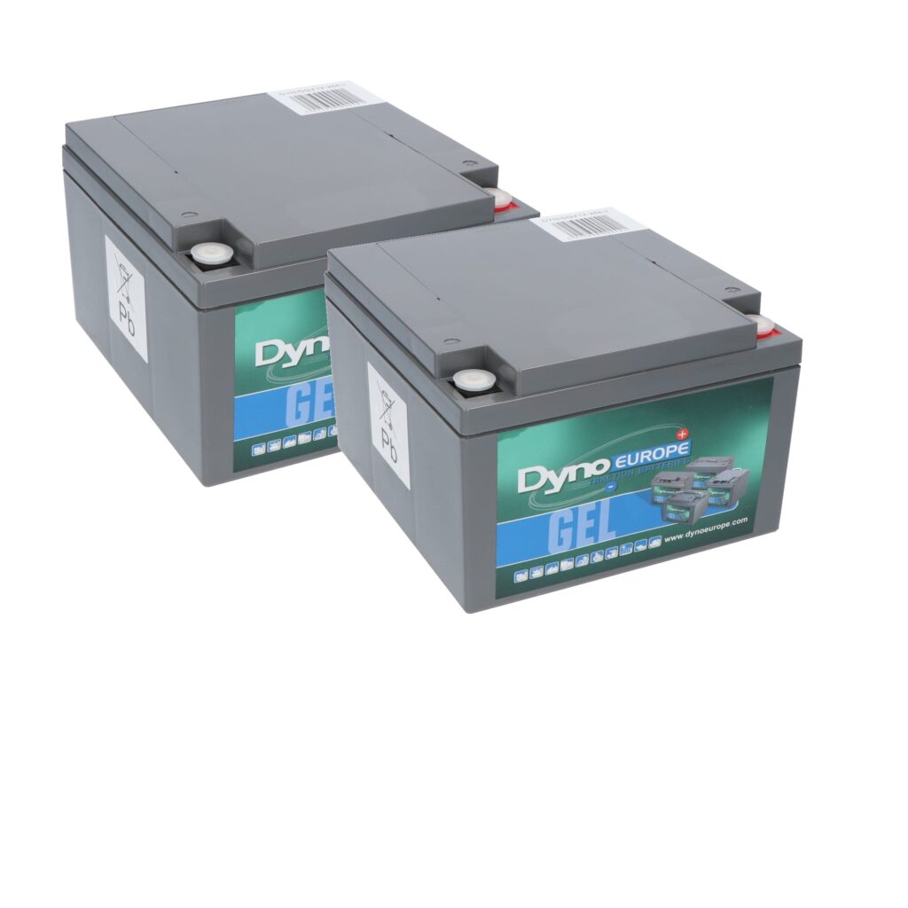 Dyno Gel Accu 12V 26Ah Vervangingsset (Excl. Kabels) (DGY12-26EV-2)