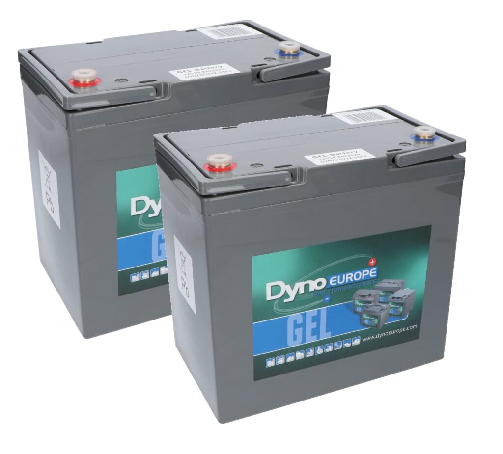 Dyno Gel Accu 12V 59Ah Vervangingsset (Excl. Kabels) (DGY12-55EV-2)