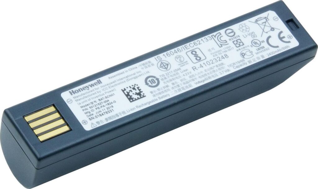 Honeywell Barcodescanner Accu Li-Ion 3.7V 2400mAh (BAT-SCN01A)