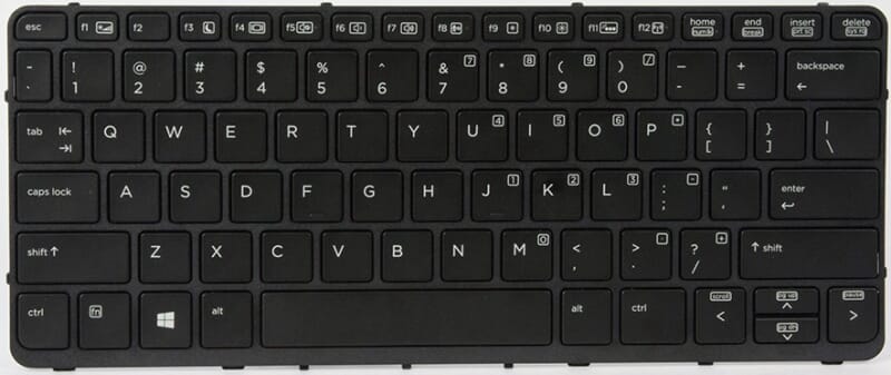 HP Keyboard Assemby (Belgium) (766641-A41)