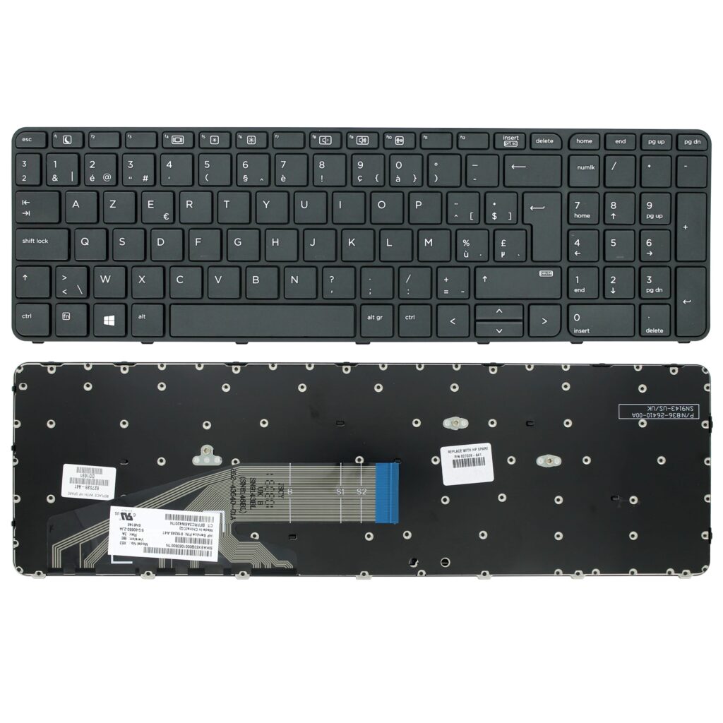 HP Laptop Toetsenbord Azerty BE (827028-A41)