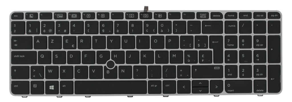 HP Laptop Toetsenbord Azerty BE + Backlight (836623-A41)