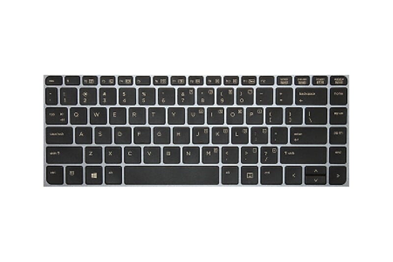 HP Laptop Toetsenbord Azerty BE + Backlit (844423-A41)