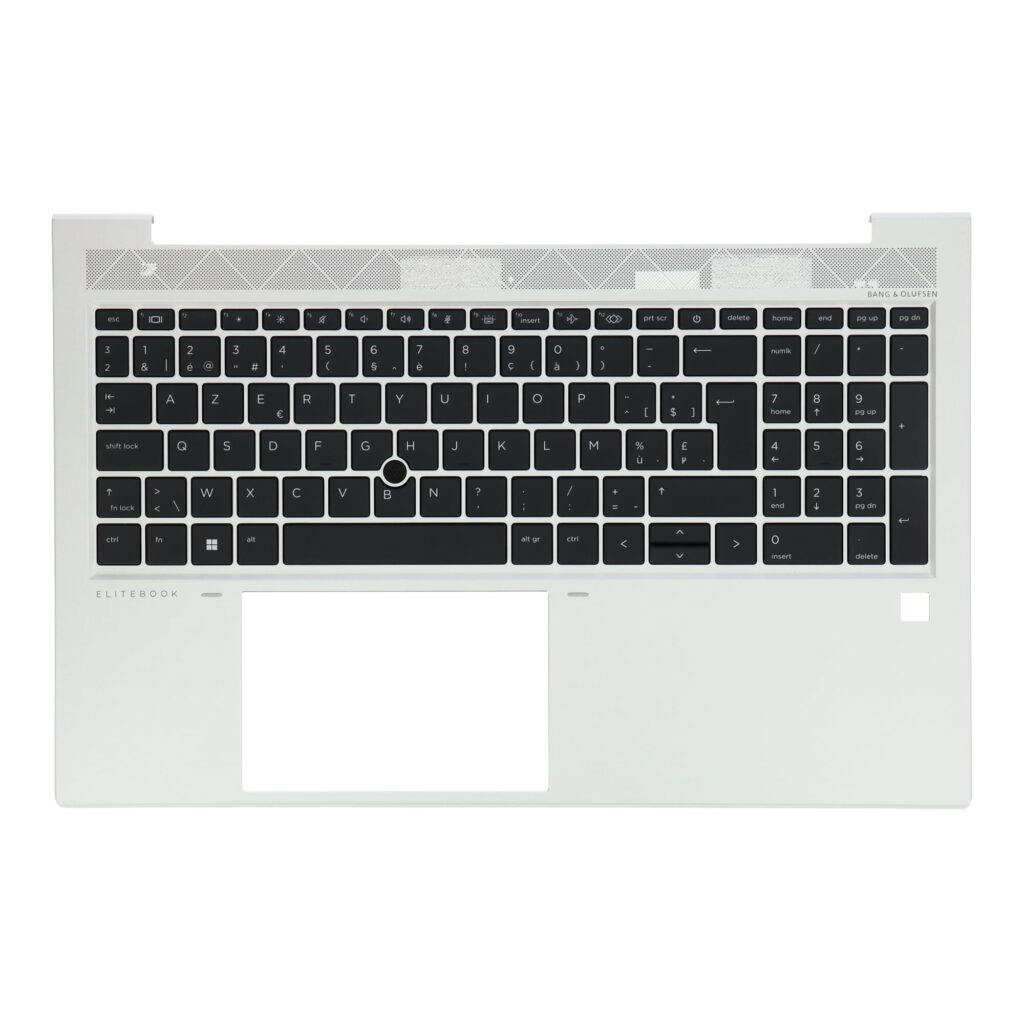 HP Laptop Toetsenbord Azerty BE + Top Cover, BL - Zilver (M07491-A41)