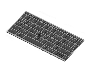 HP Laptop Toetsenbord Azerty BE + Trackpoint, Backlit (L14377-A41)