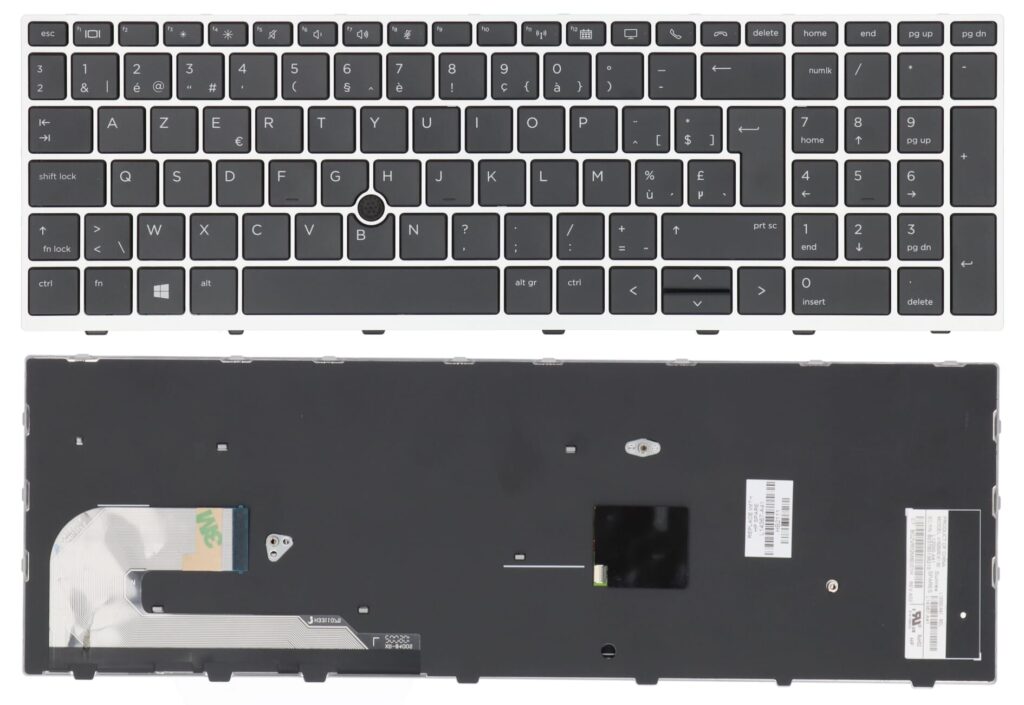 HP Laptop Toetsenbord Azerty BE + Trackpoint (L14367-A41)