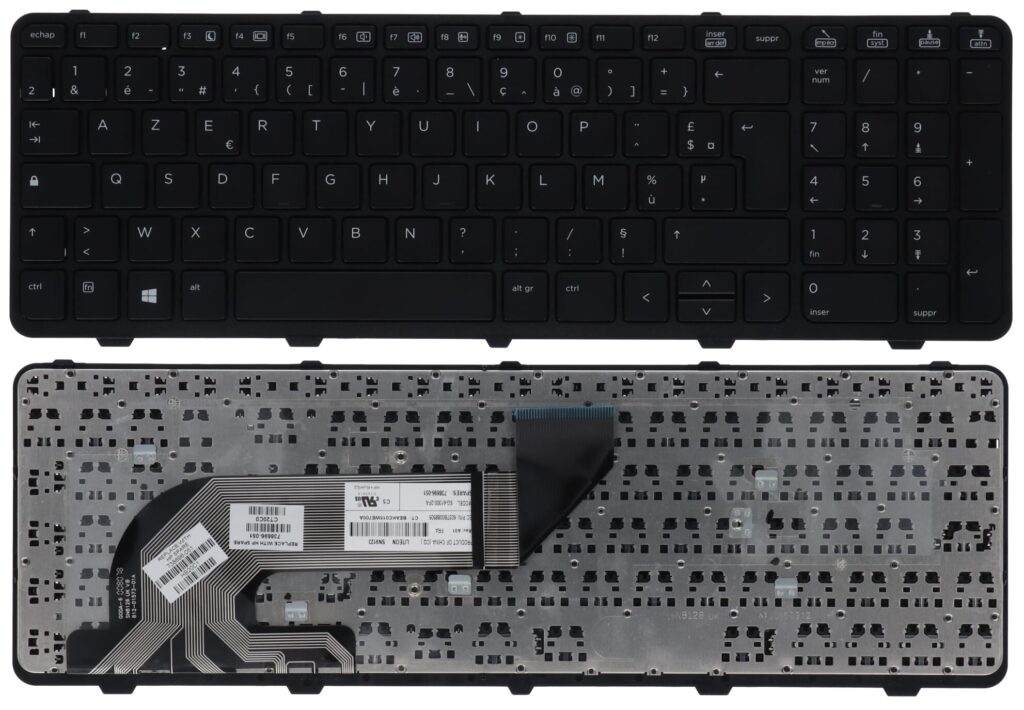 HP Laptop Toetsenbord Azerty FR (738696-051)