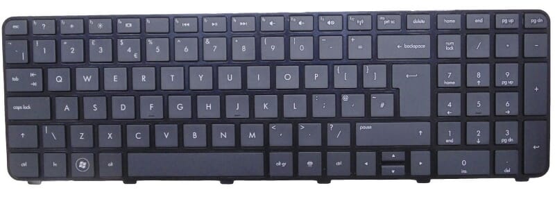 HP Laptop Toetsenbord Qwerty US (666001-B31)
