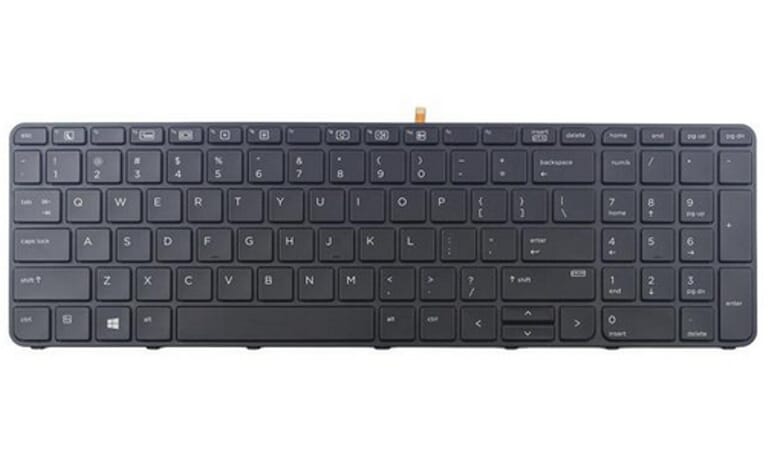 HP Laptop Toetsenbord Qwerty US + Backlight (827029-B31)