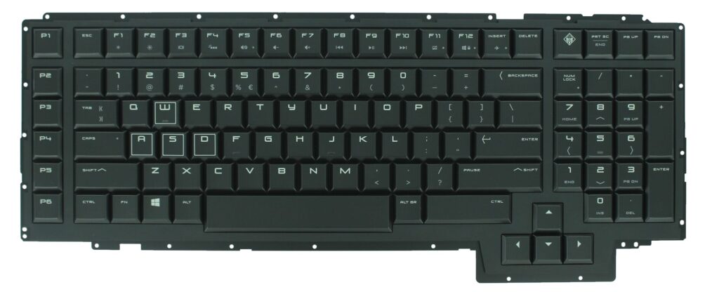HP Laptop Toetsenbord Qwerty US + Backlit (940605-B31)