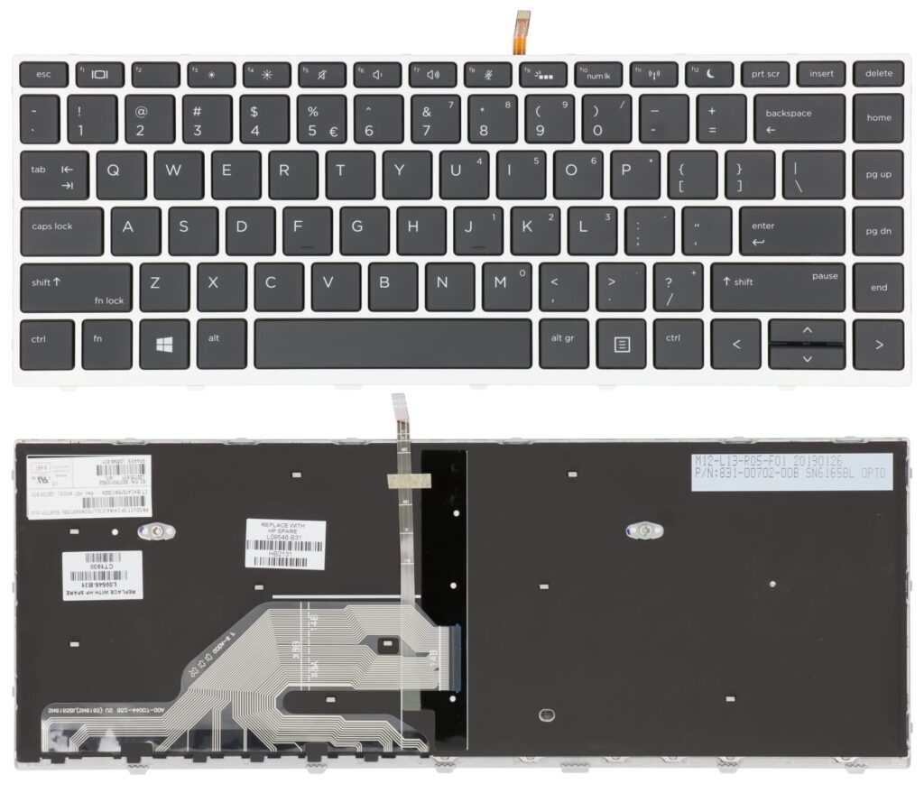 HP Laptop Toetsenbord Qwerty US + Backlit (L09546-B31)