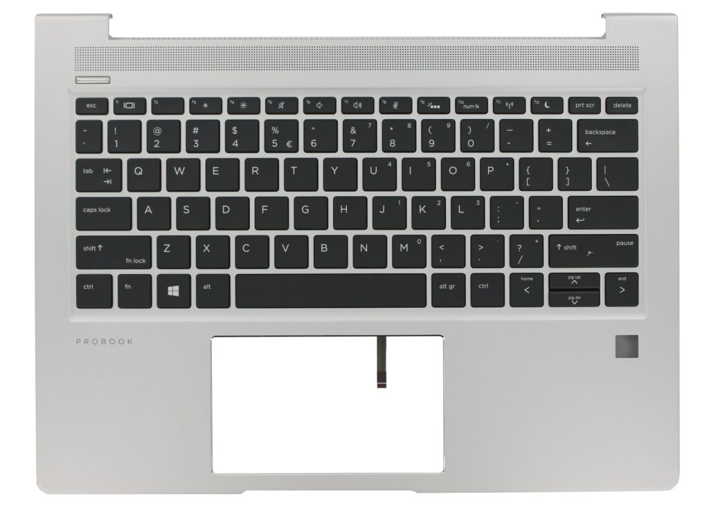 HP Laptop Toetsenbord Qwerty US + Top Cover, Backlight (L44547-B31)