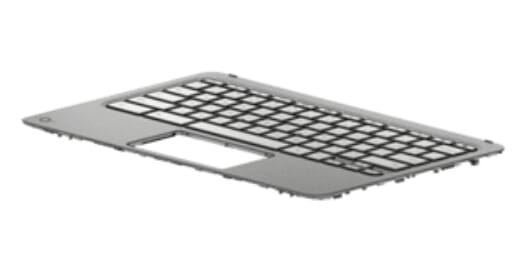 HP Laptop Toetsenbord Qwerty US + Top Cover - Grijs (937247-B31)