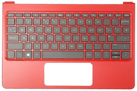 HP Laptop Toetsenbord Qwerty US + Top Cover - Rood (814720-B31)