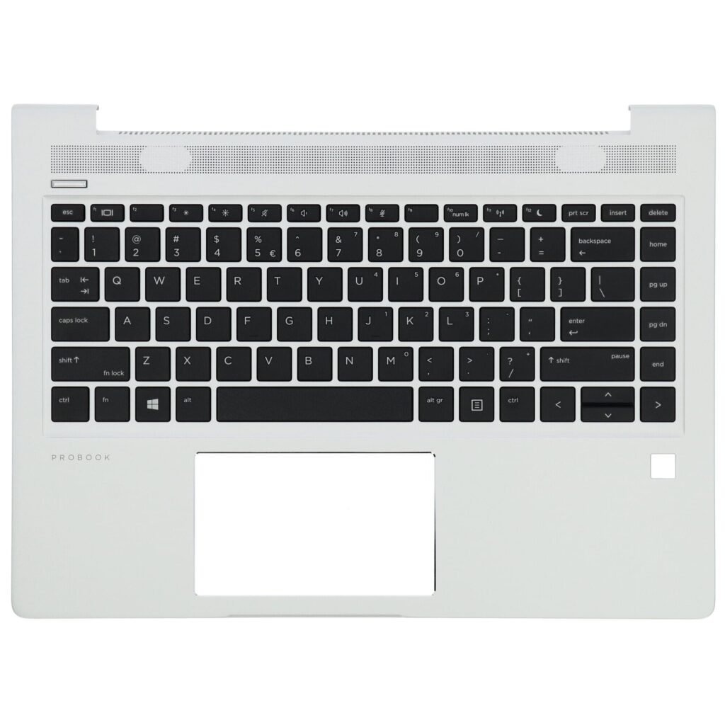 HP Laptop Toetsenbord Qwerty US + Top Cover - Zilver (L65225-B31)