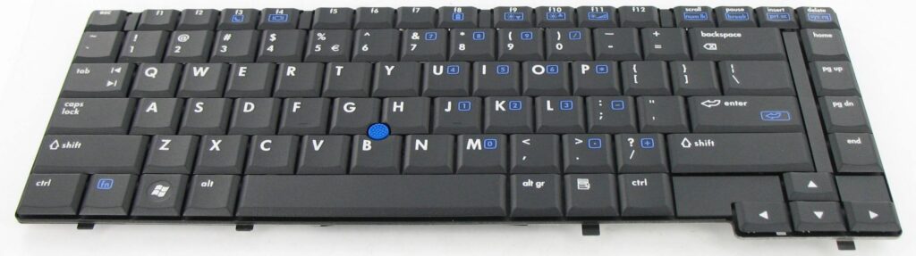 HP Laptop Toetsenbord Qwerty US + Trackpoint (446448-001)
