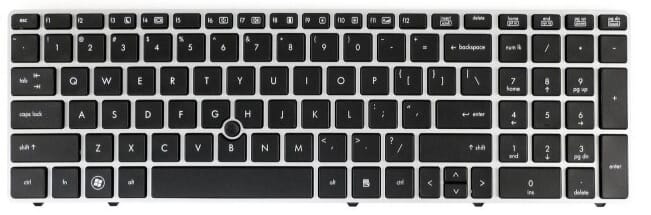 HP Laptop Toetsenbord Qwerty US + Trackpoint (701986-B31)