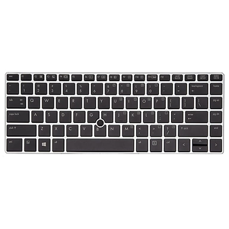 HP Laptop Toetsenbord Qwerty US + Trackpoint, Backlight (702843-001)