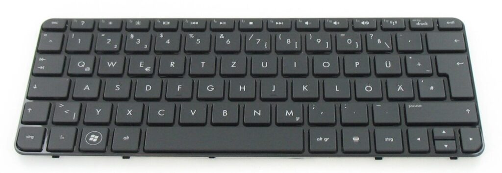 HP Laptop Toetsenbord Qwertz DE (593282-041)