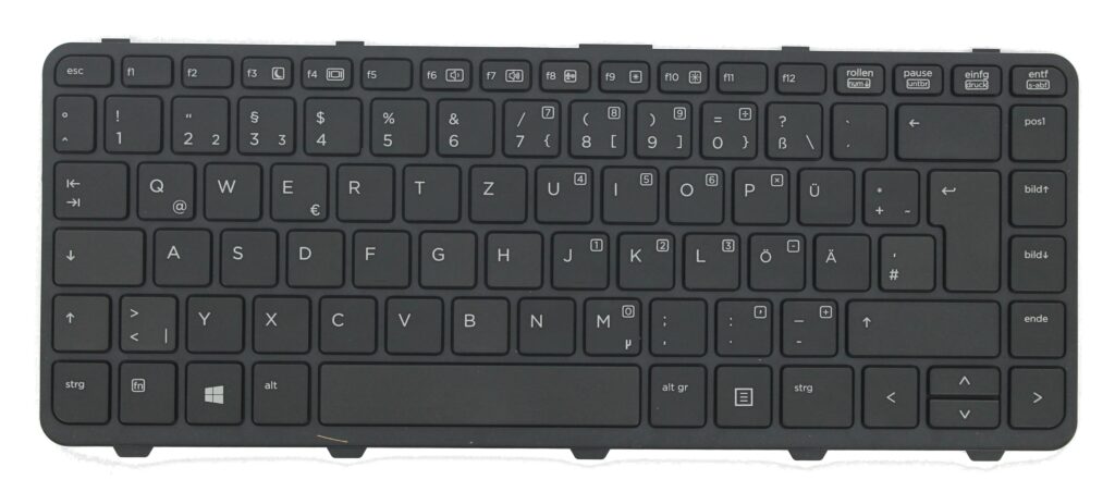 HP Laptop Toetsenbord Qwertz DE (738687-041)