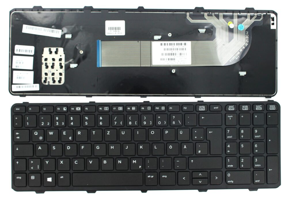 HP Laptop Toetsenbord Qwertz DE (768787-041)