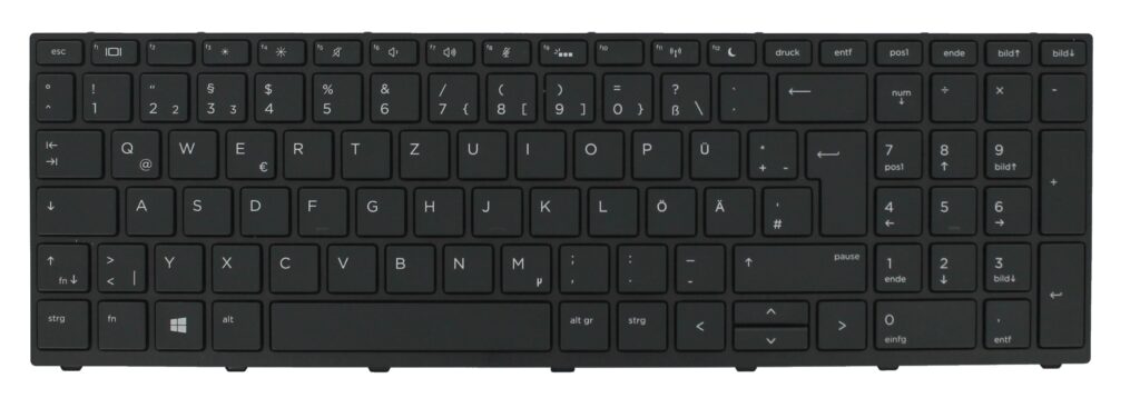 HP Laptop Toetsenbord Qwertz DE + Backlight (L01027-041)