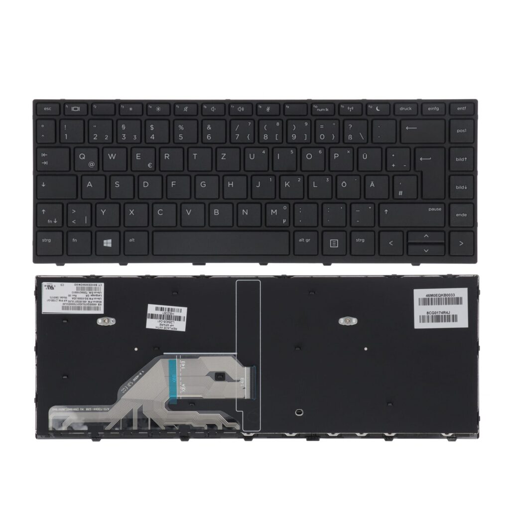 HP Laptop Toetsenbord Qwertz DE (L28408-041)