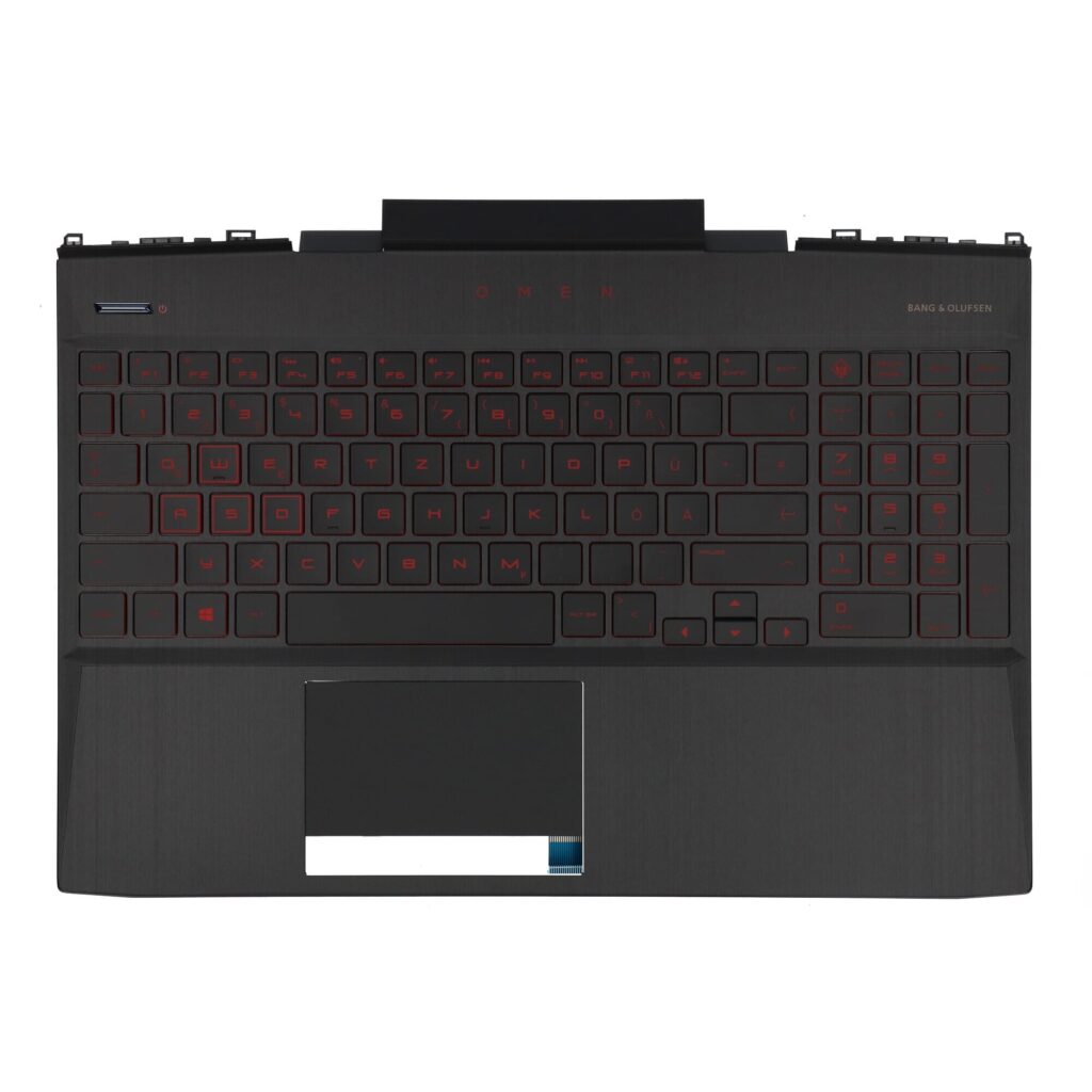 HP Laptop Toetsenbord Qwertz DE + Top Cover, Backlight (L32774-041)