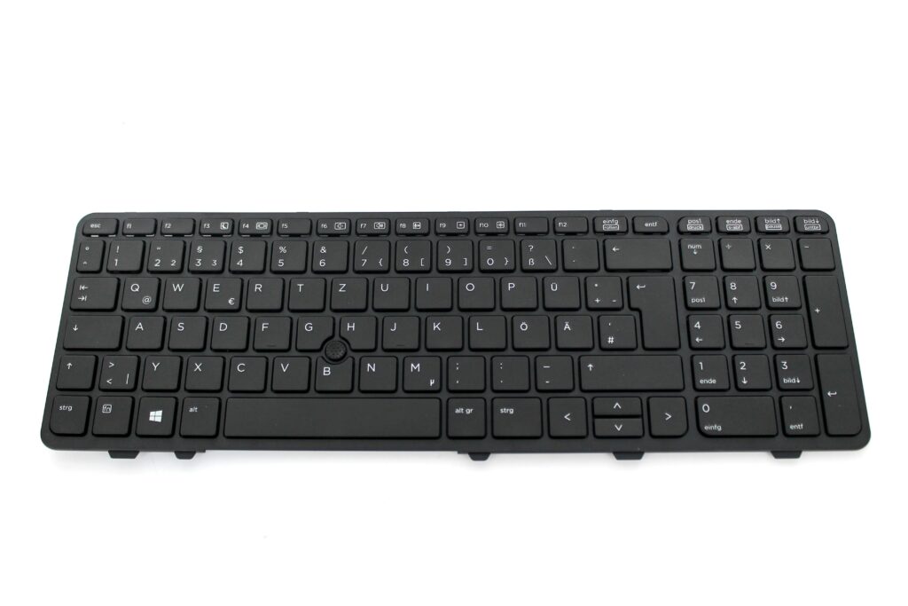 HP Laptop Toetsenbord Qwertz DE + Trackpoint (738697-041)