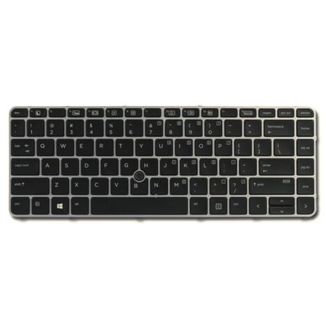HP Laptop Toetsenbord Qwertz DE + Trackpoint, Backlight (836308-041)