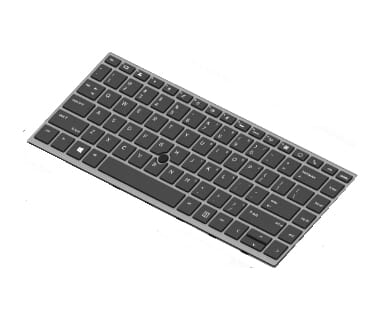 HP Laptop Toetsenbord Qwertz DE + Trackpoint, Backlit (L14377-041)