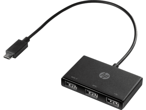 HP USB-C to 3 USB-A Hub (Z6A00AA)