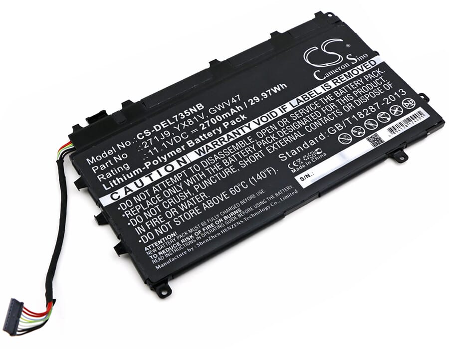 Laptop accu 2700mAh (P0702785)