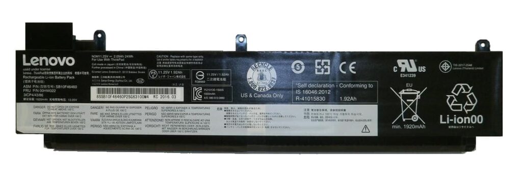 Lenovo Laptop Accu 2065 mAh (FRU00HW023)