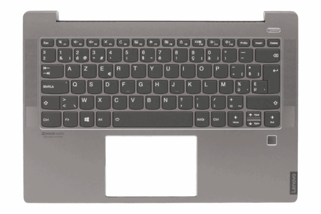 Lenovo Laptop Toetsenbord Azerty BE + Top Cover, Backlit, FP (5CB0S17238)