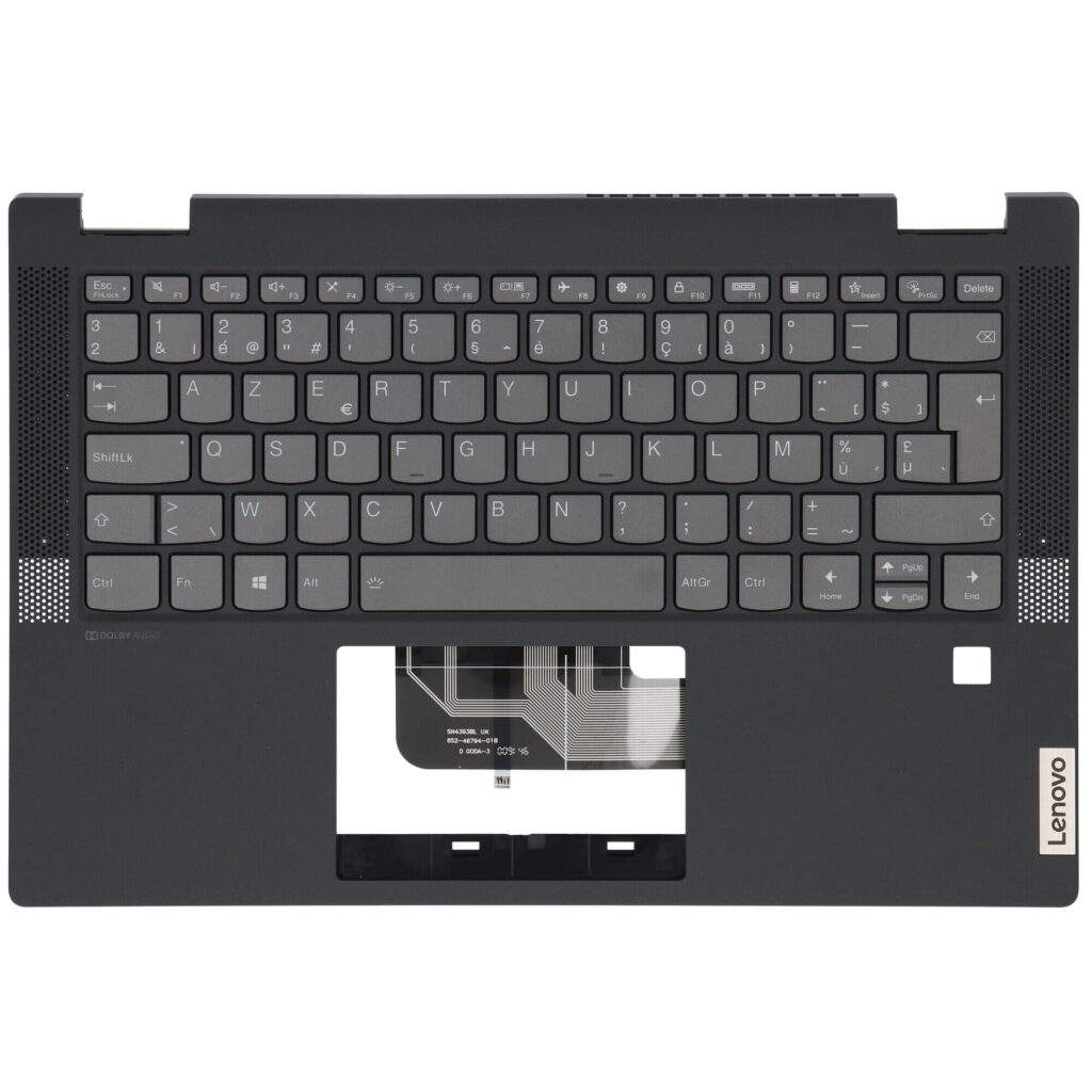 Lenovo Laptop Toetsenbord Azerty BE + Top Cover, BL - Grijs (5CB0Y85511)
