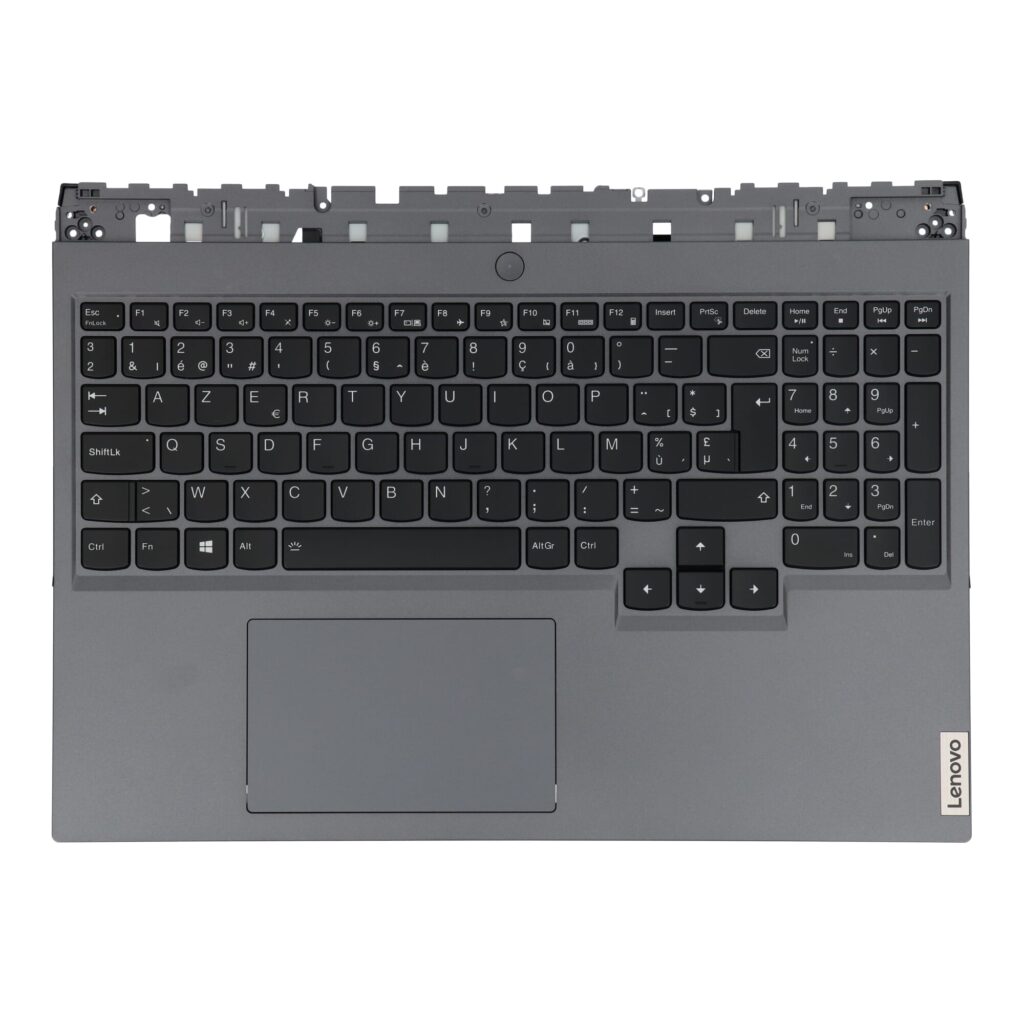 Lenovo Laptop Toetsenbord Azerty BE + Top Cover - Grijs (5CB1C14880)