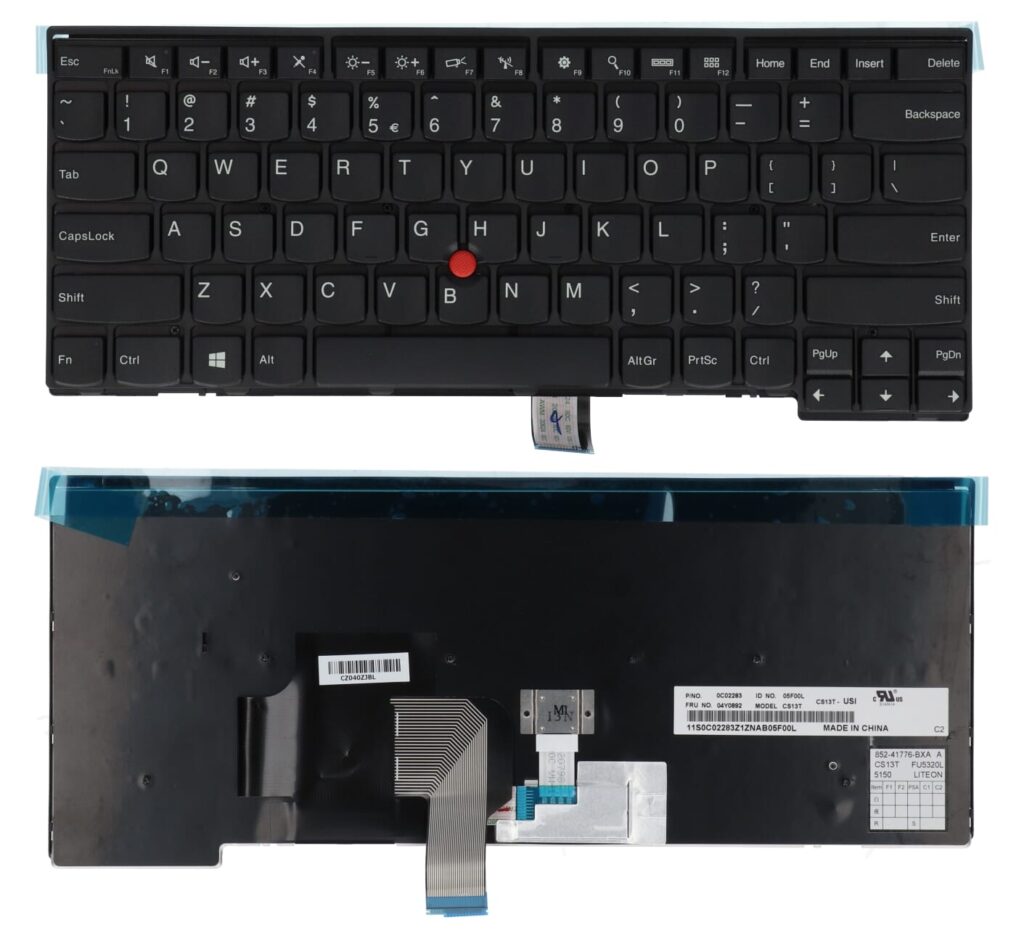 Lenovo Laptop Toetsenbord Qwerty US (04Y0892)