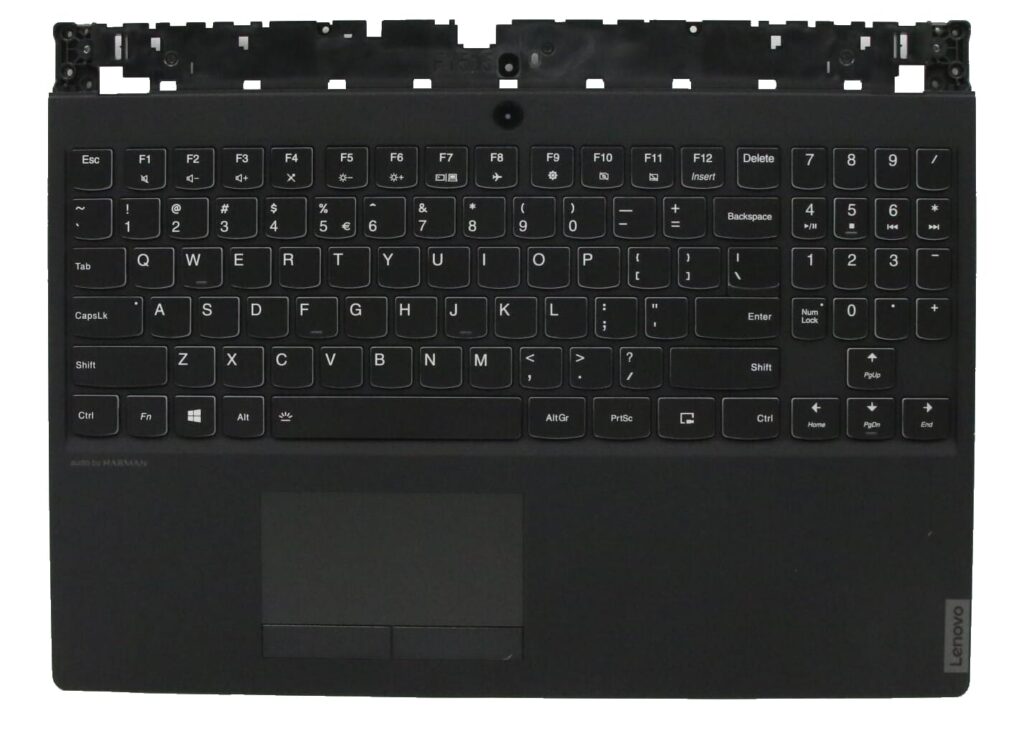 Lenovo Laptop Toetsenbord Qwerty US + Top Cover (5CB0U42727)