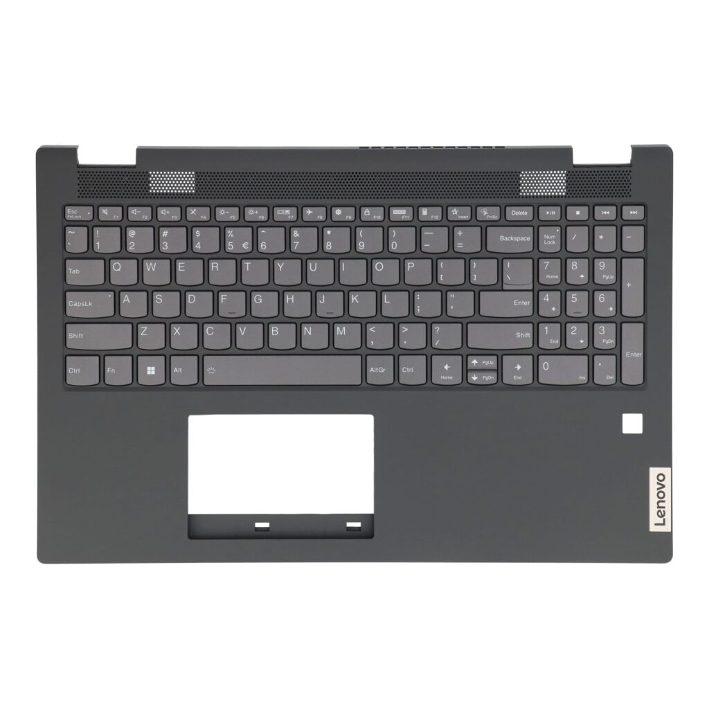 Lenovo Laptop Toetsenbord Qwerty US + Top Cover, BL - Grijs (5CB1B96328)