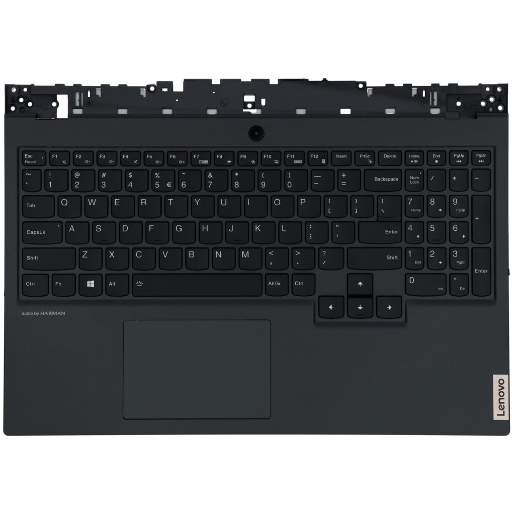 Lenovo Laptop Toetsenbord Qwerty US + Top Cover, BL - Zwart (5CB0Z27701)