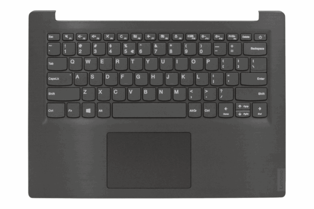 Lenovo Laptop Toetsenbord Qwerty US + Top Cover - Grijs (5CB0X57165)